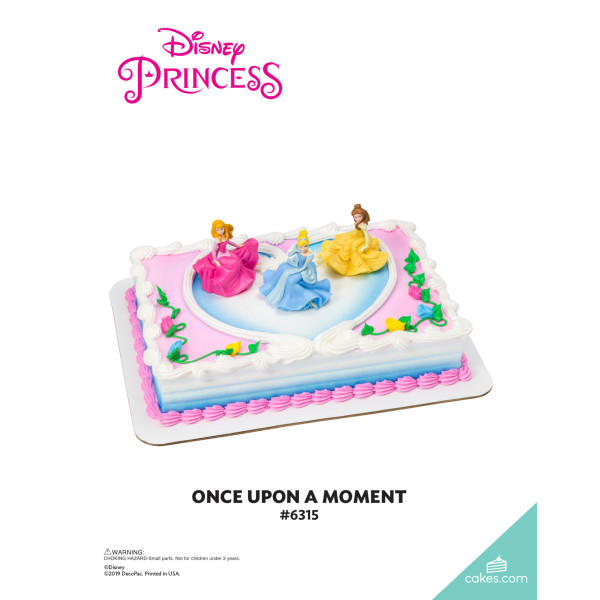 Disney Princess Once Upon a Moment The Magic of Cakes® Icing Only Page