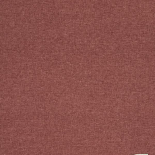 Burgundy woven fabric occupying the entire frame, lying flat and uninterrupted; subtle linen weave visible, creating a uniformly muted, warm backdrop under even, diffuse lighting.