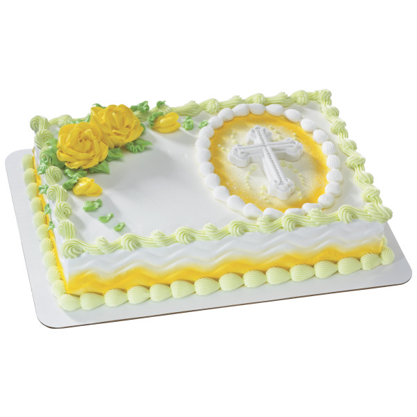 Ornate Cross Gum Paste Layon