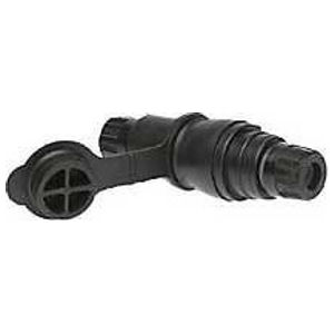 Watertite® Outdoor Plug With Locking Blade, 3-Pole, 4-Wire, Black