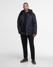 Giacca cerata moderna Beaufort Navy/Midnight Oak