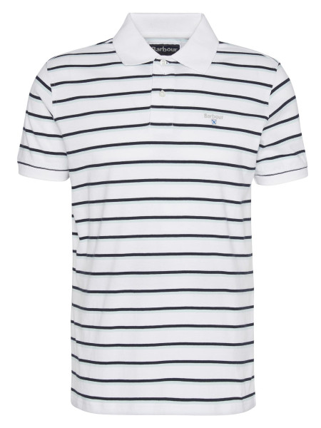 Ashill Striped Short-Sleeved Polo Shirt Ashill Striped Short-Sleeved Polo Shirt