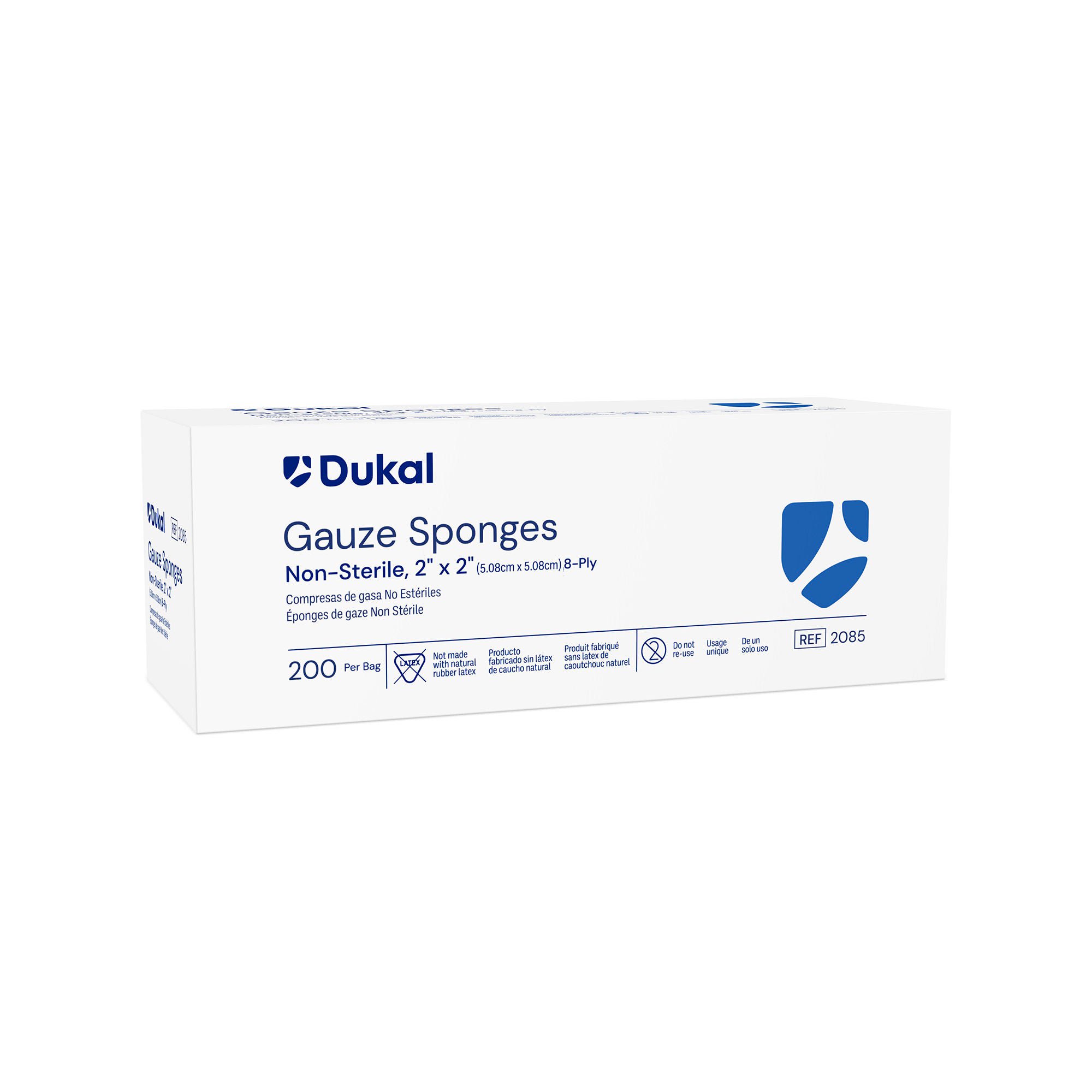 Dukal™ Gauze Sponge, 2 x 2 Inch, 8-Ply