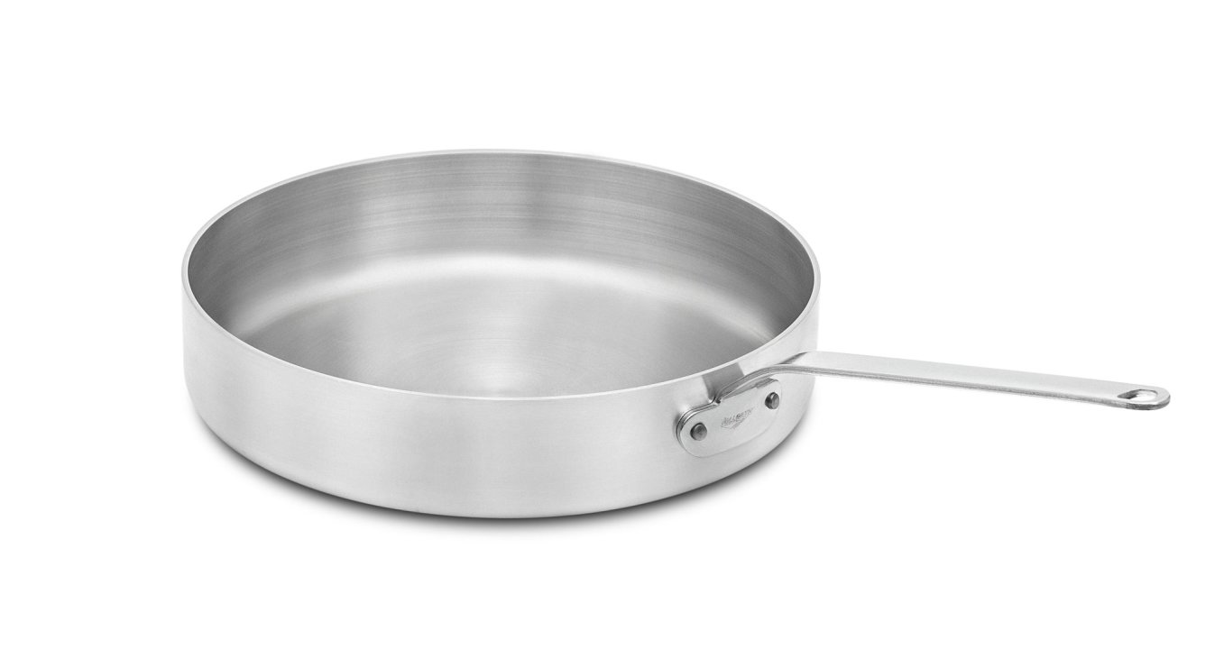 5-quart Wear-Ever® aluminum sauté pan with natural finish and plated handle