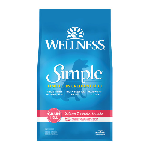 Wellness Simple Grain Free Salmon & Potato Front packaging
