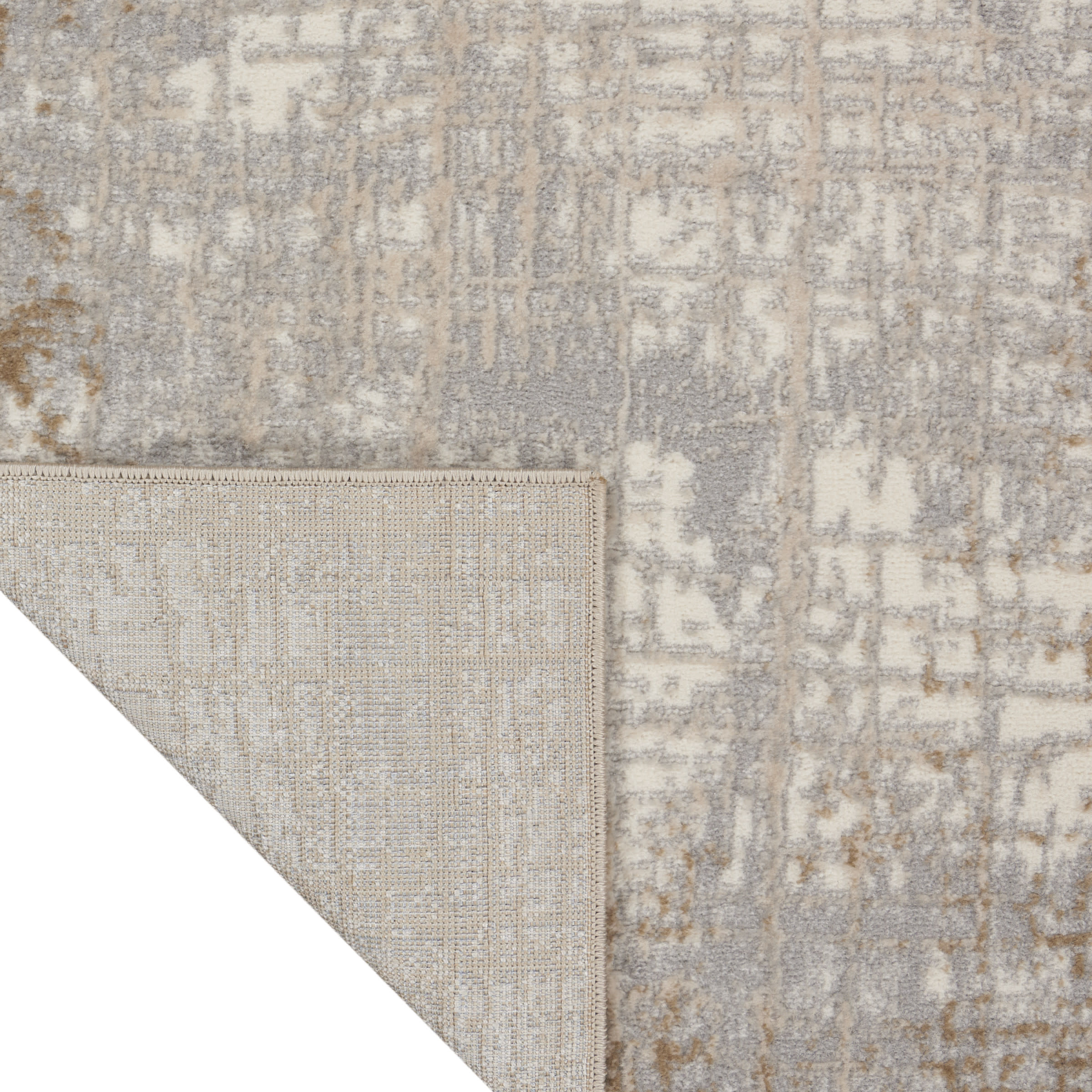 Calvin Klein CK950 Rush 10' x 14' Ivory Taupe Modern Indoor Rug