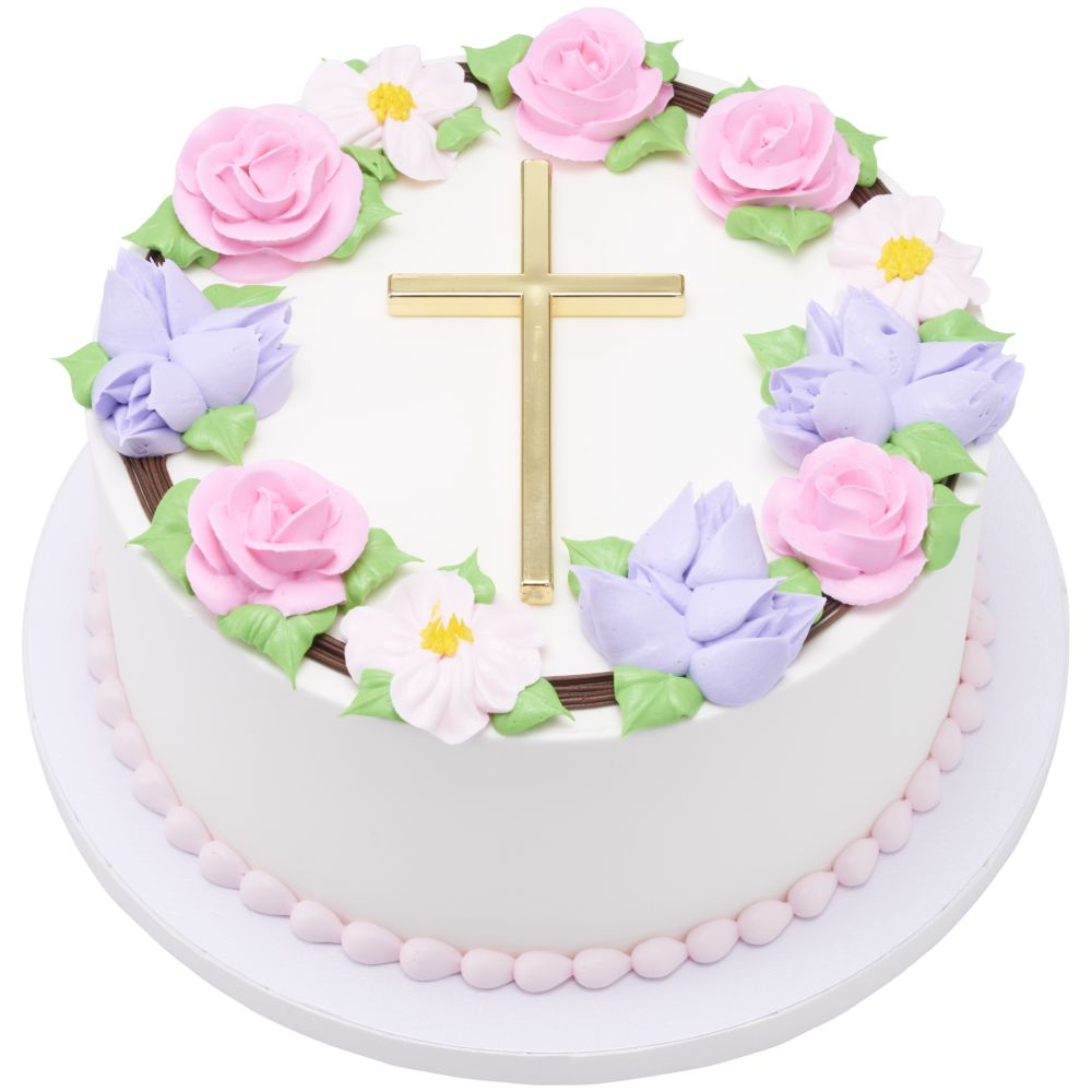 Image Cake Gold Cross