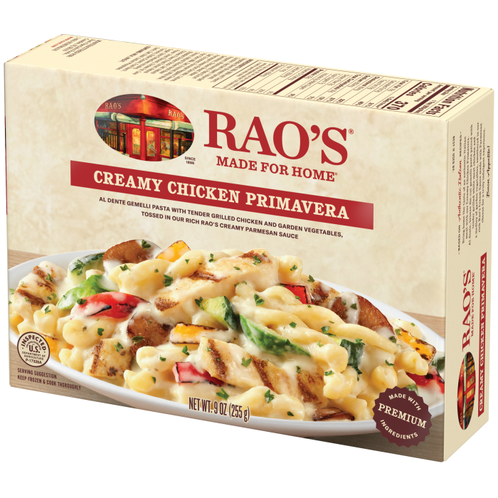 Creamy Chicken Primavera Frozen Meal, 9 oz - Right angle Image