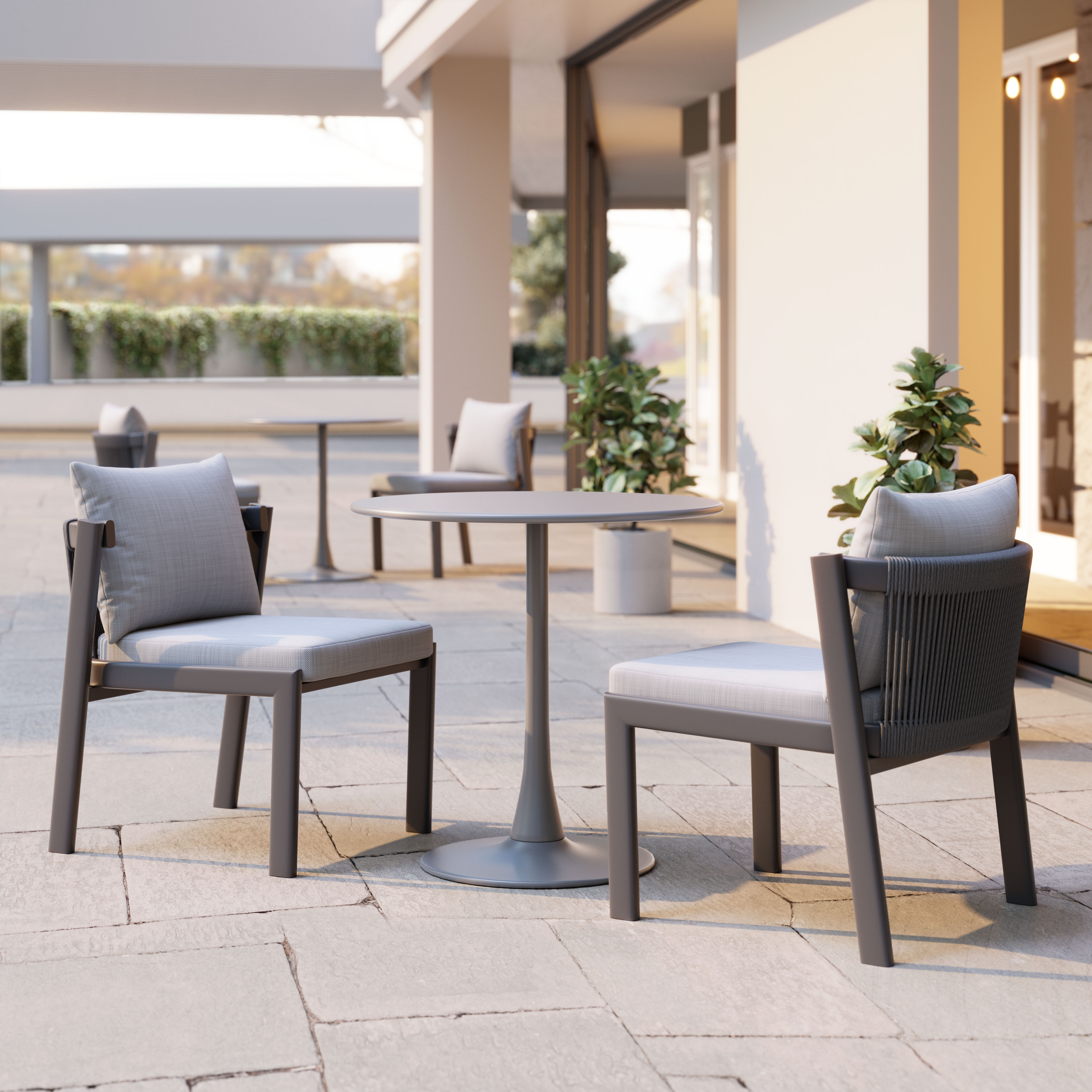 Horizon Dining Chair (Set of 2) Gray product image