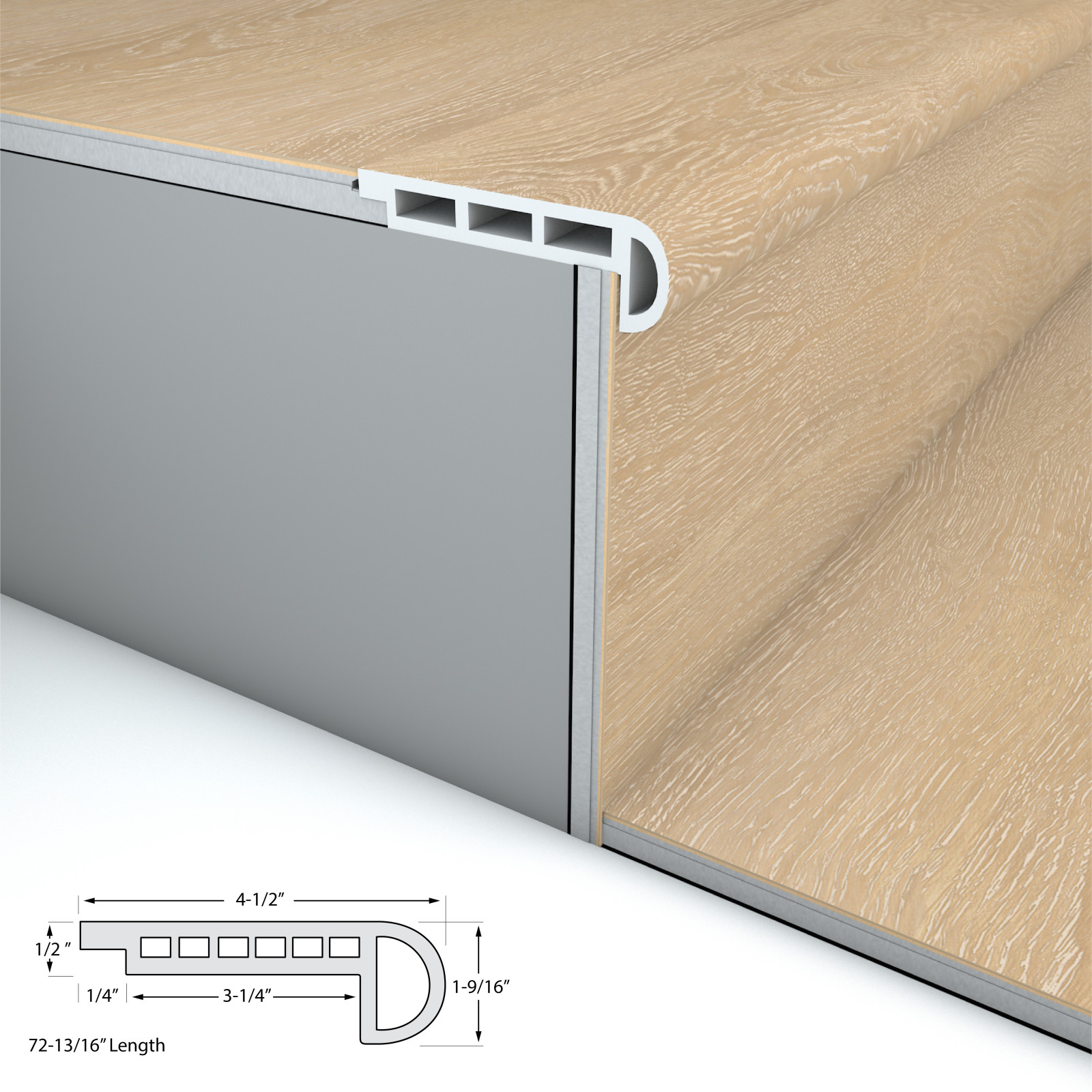 Sunset Swell Stair Nosing Flush 6.5mm view 3