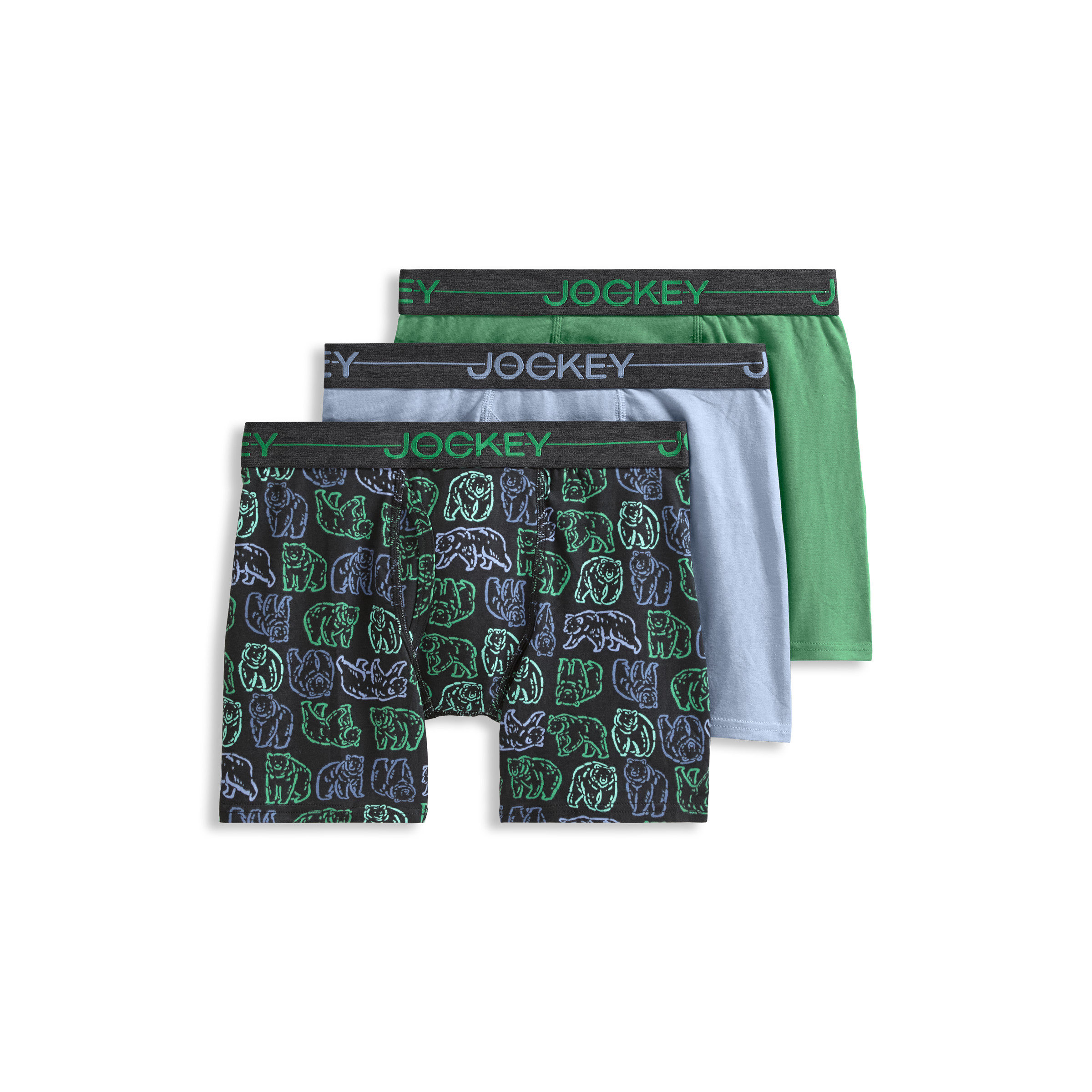 Jockey Boys' Cotton Stretch Boxer Brief - 3 Pack - Picture 10 of 11