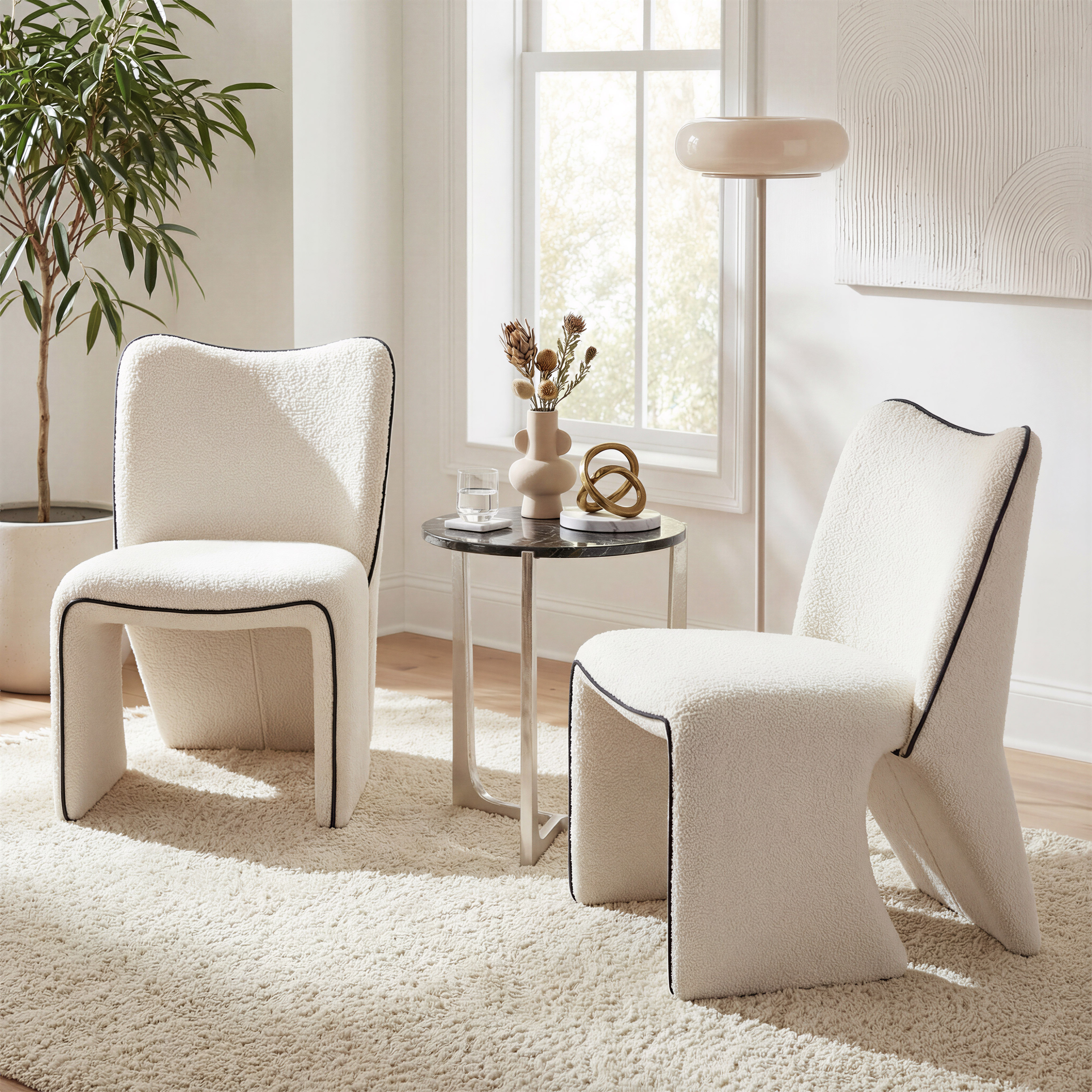 Novo Accent Chair Ivory product image