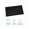 Boardwalk,  LLDPE Liner, 45 gal Capacity, 40 in Wide, 46 in High, 1.7 Mils Thick, Black