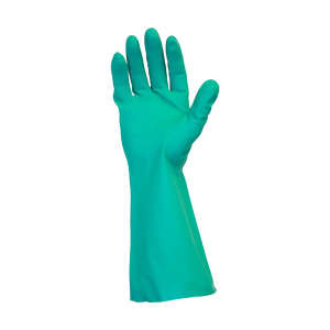 Impact, Safety Zone® Premium, General Purpose Gloves, Nitrile, 15.0 mil, Powder Free, XL, Green