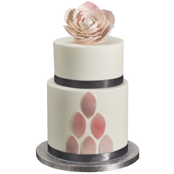 White Peony Gum Paste Flowers