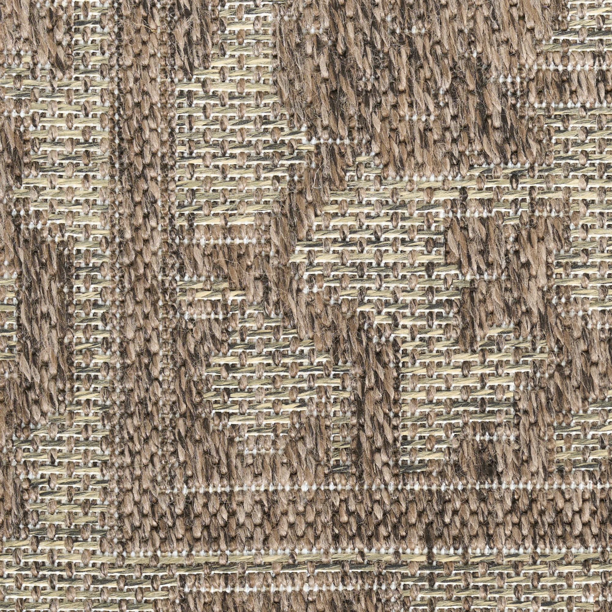 Nourison Tulum 2'2" x 8' Brown Outdoor Rug