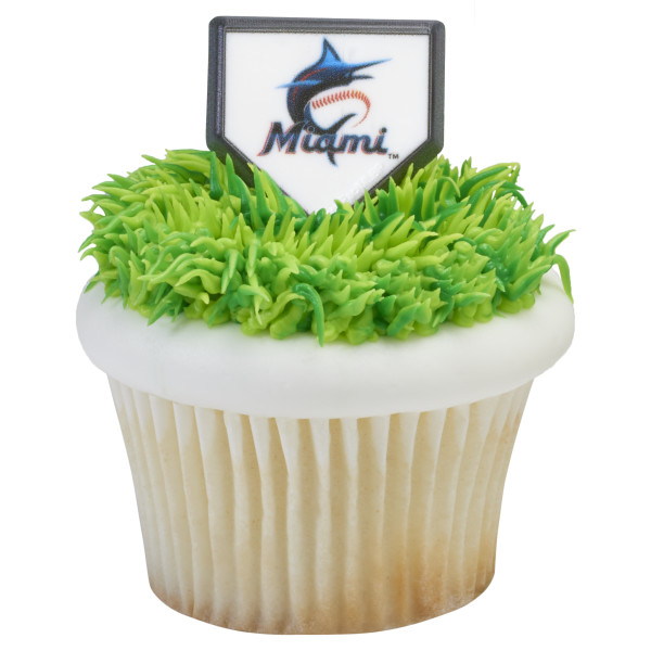 MLB® Home Plate Team Logo Cupcake Rings