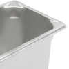 Third-size 6-inch-deep Super Pan V® stainless steel steam table pan