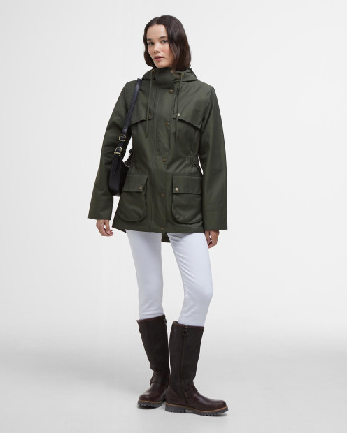 Dallas Waterproof Jacket Olive/Ancient Tartan
