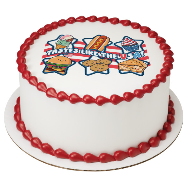 TASTES LIKE THE USA! PhotoCake® Edible Image®