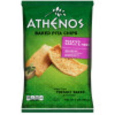 Athenos Roasted Garlic & Herb Baked Pita Chips, 9 oz Bag