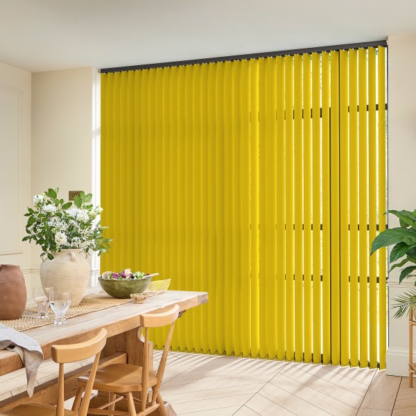 Acacia Blackout Chartreuse Vertical blind