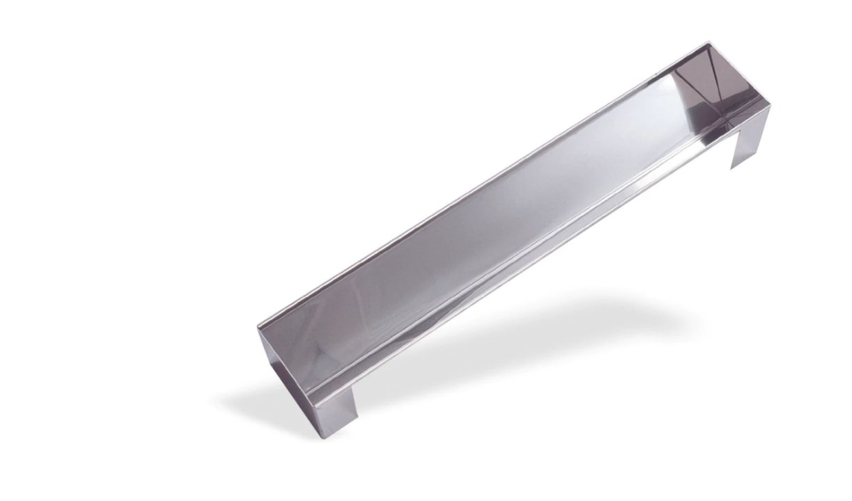 Gouttière triangulaire en acier inoxydable de 50 x 9 x 6 cm