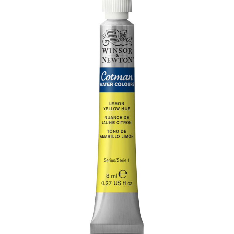 Cotman Watercolor Paint, 8 mL Tube, Lemon Yellow Hue