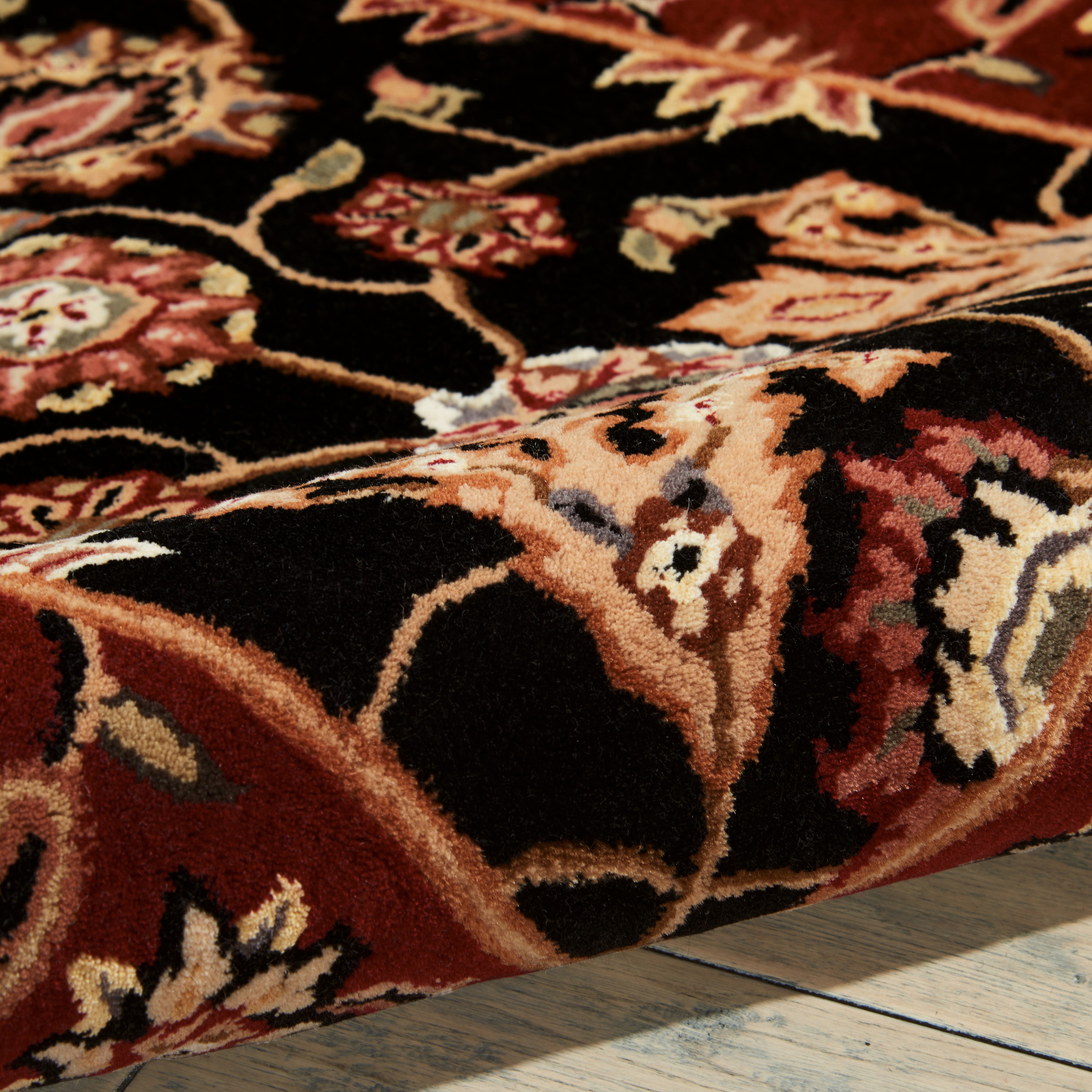 Nourison Nourison 2000 7'9" x 9'9" Black Traditional Indoor Rug