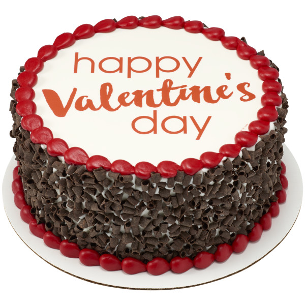 Valentine's Day Script PhotoCake® Edible Image®