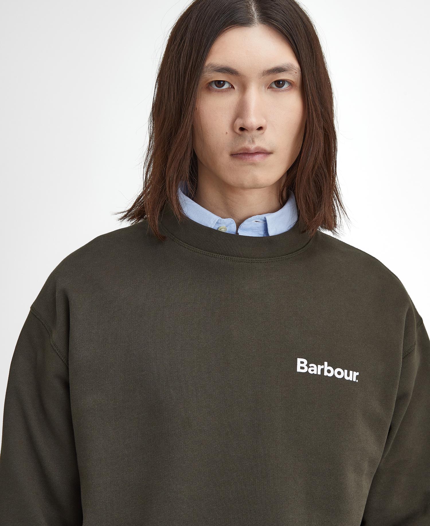 Felpa girocollo oversize in cotone spazzolato Nicholas image number 3