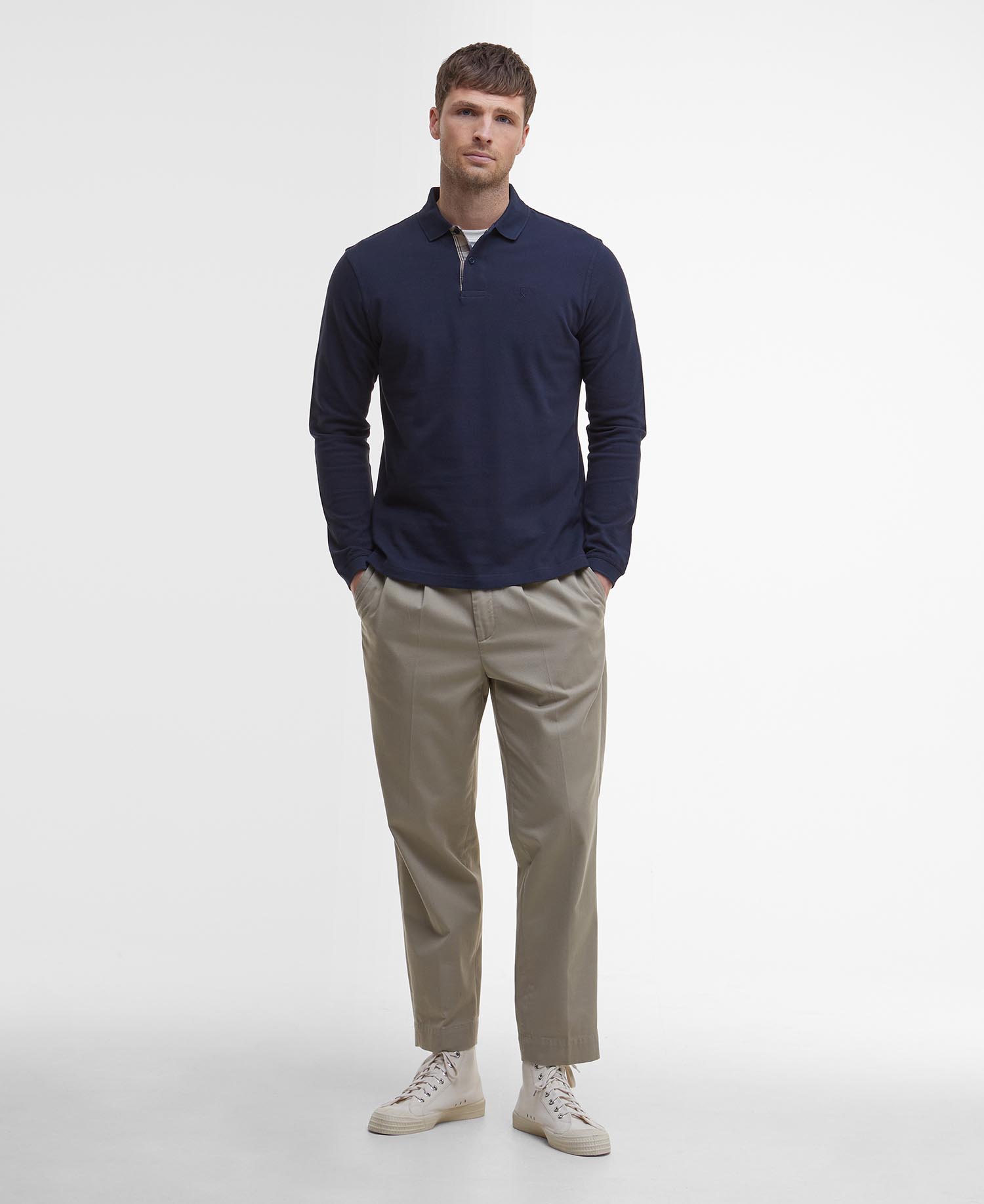 Polo Essential a maniche lunghe image number 1