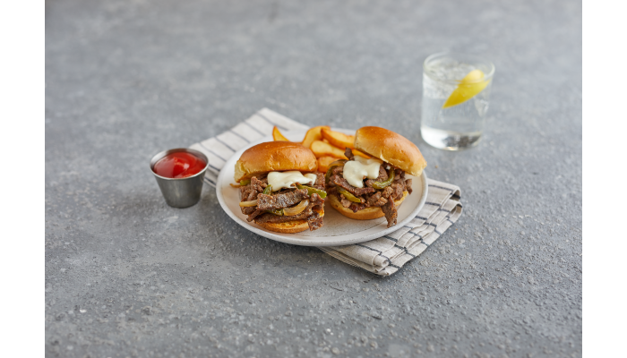 The Original Steak-EZE® Thick Cut BreakAway® Sirloin Beef Steak, Lightly Marinated, 4 oz_image_1