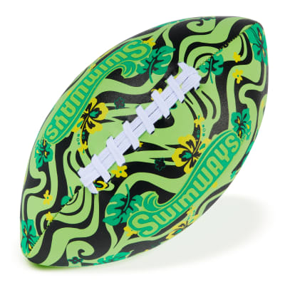 Swimways Hydro Waterproof Football, 9.25 Inches, Green