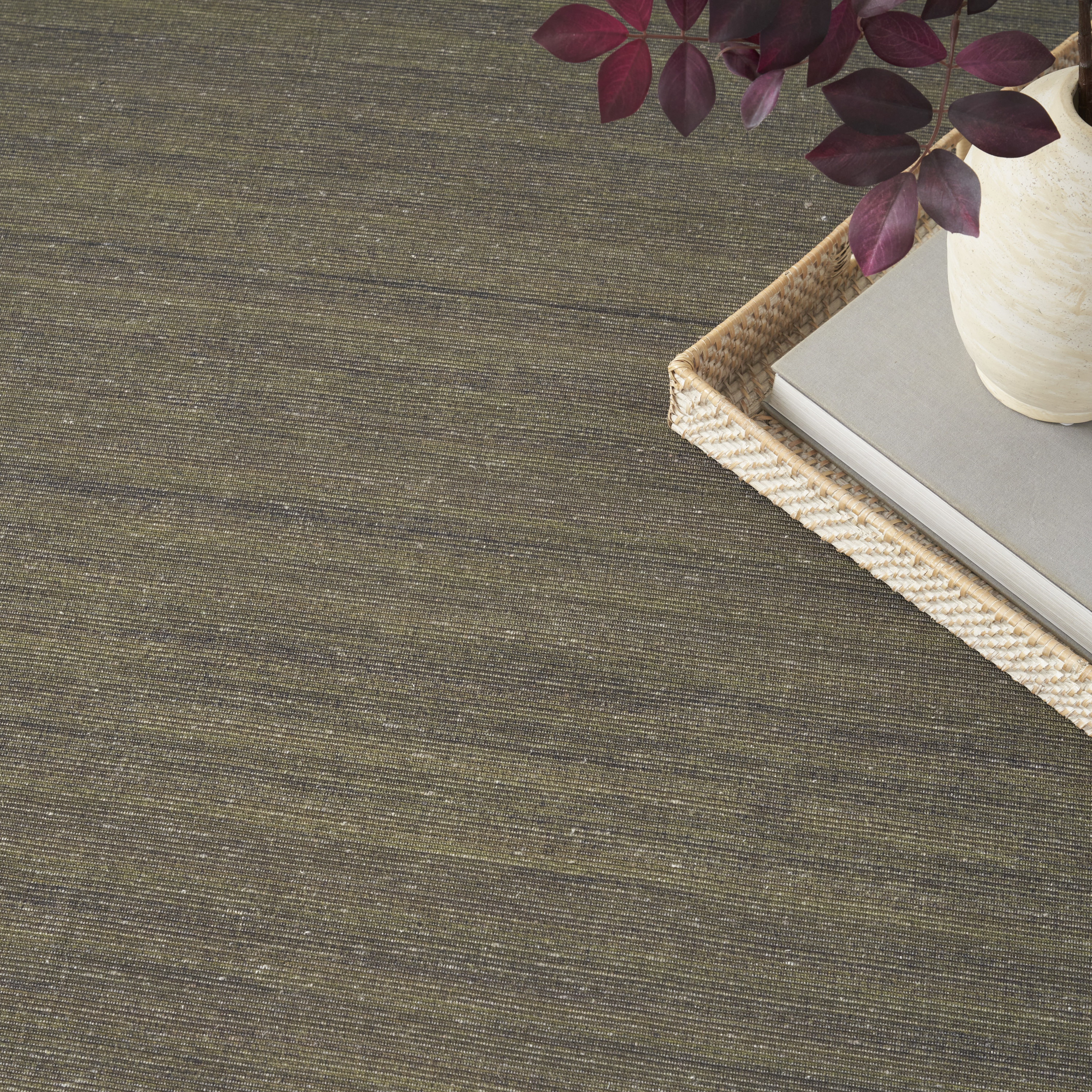 Nourison Washable Essentials 9'2" x 12' Green Modern Indoor Rug