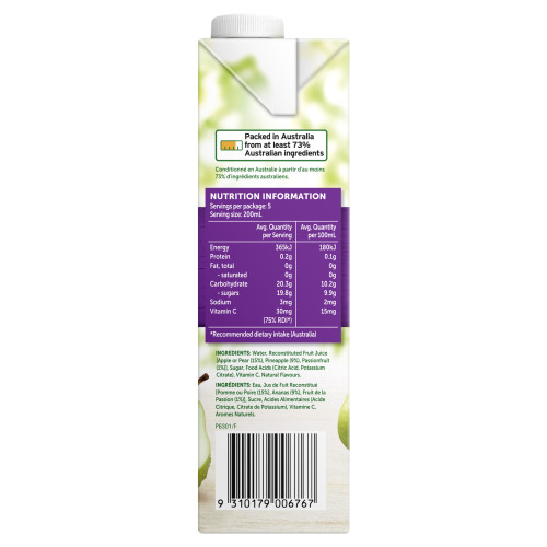  Golden Circle® Golden Pash Fruit Drink 1L 