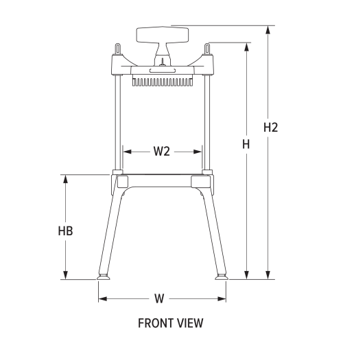 Engineering front view