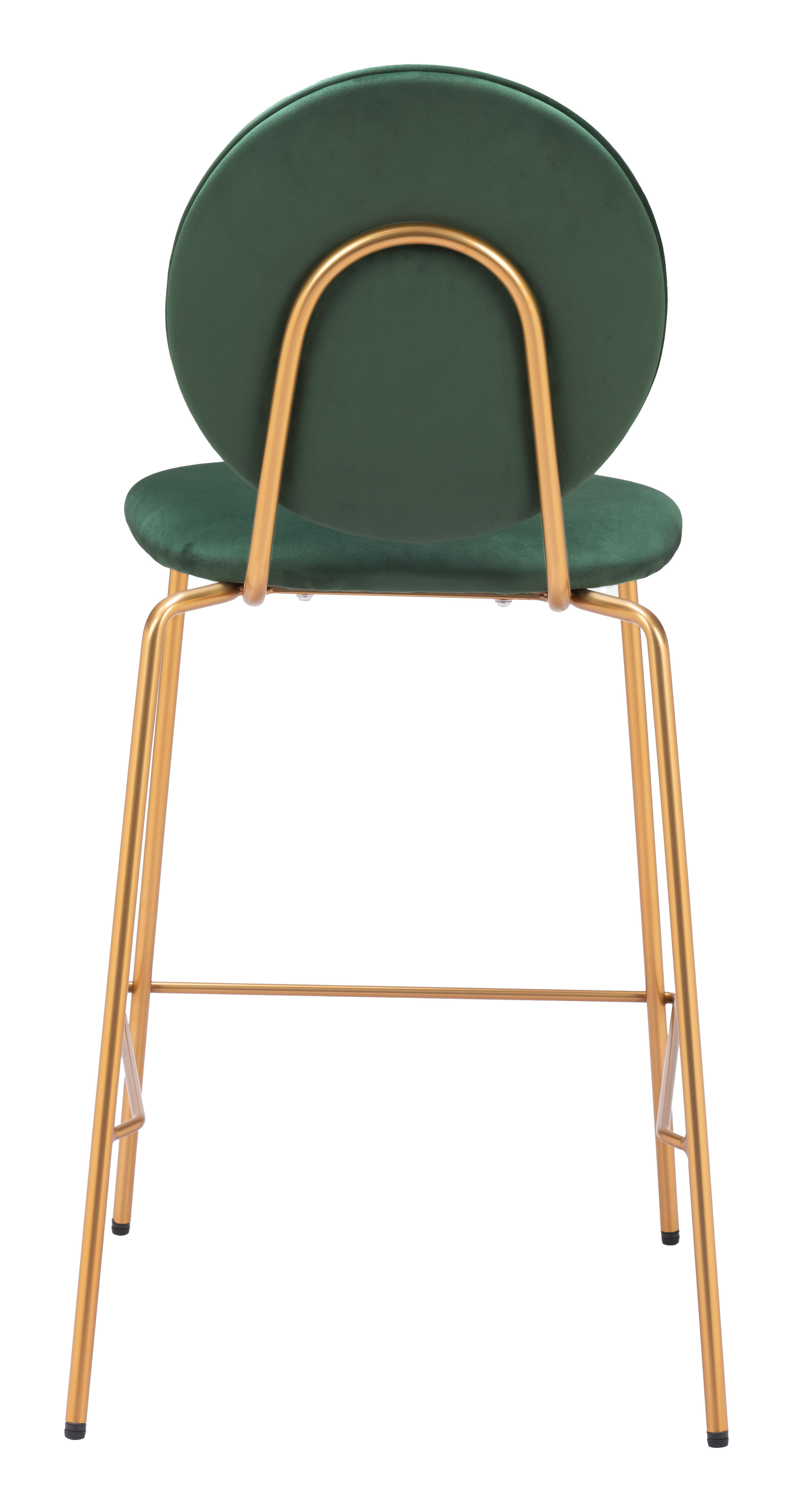 Odessa Counter Stool (Set of 2) Green & Gold product image