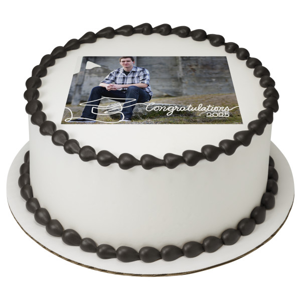 2025 Congratulations PhotoCake® Edible Image® Frame