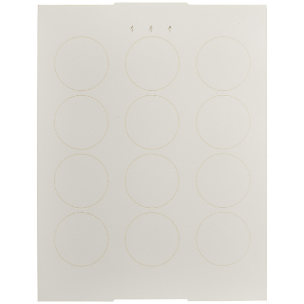 PhotoCake® ColorCanvas™, 2" Circles Made Simply™ PhotoCake® Edible Paper