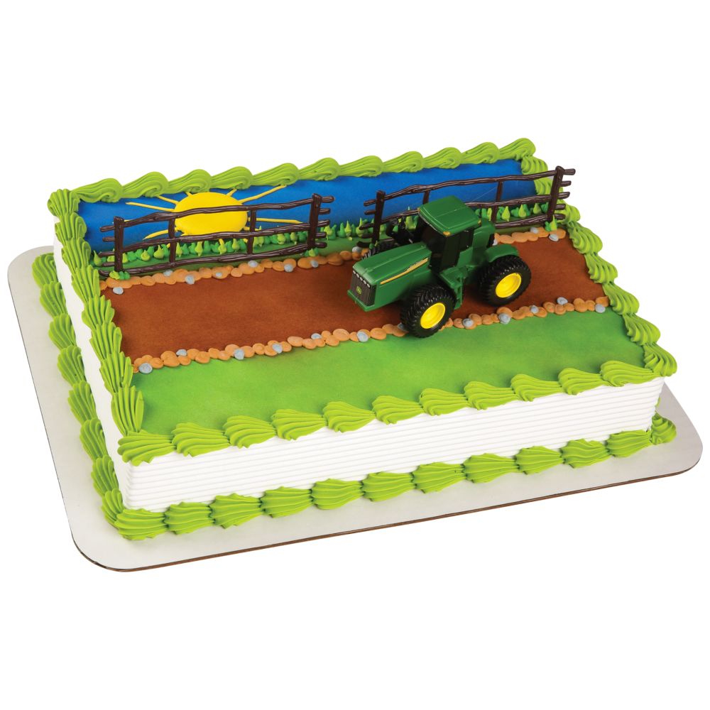 Image Cake John Deere Farm Tractor