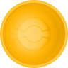 Carlisle, Bronco™, 44gal, Polyethylene, Yellow, Round, Receptacle
