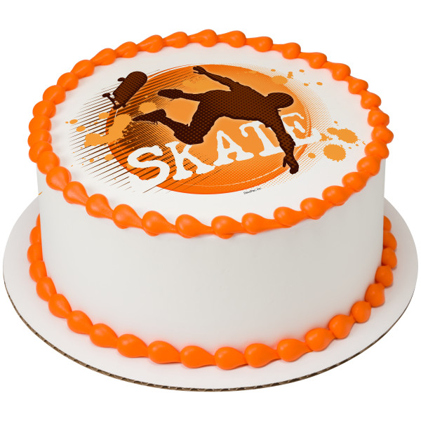 Skateboarder PhotoCake® Edible Image®