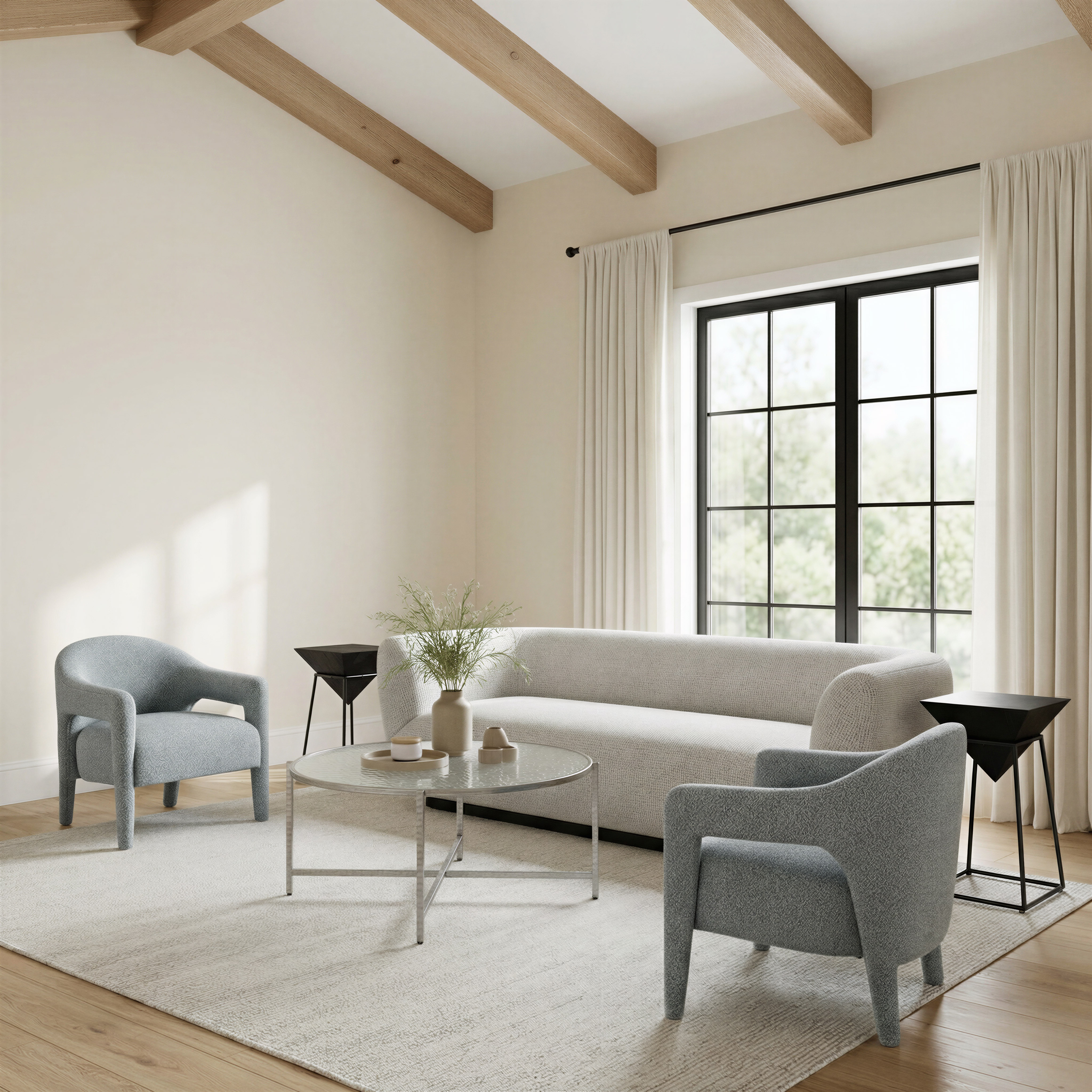 Vetro Coffee Table Silver product image