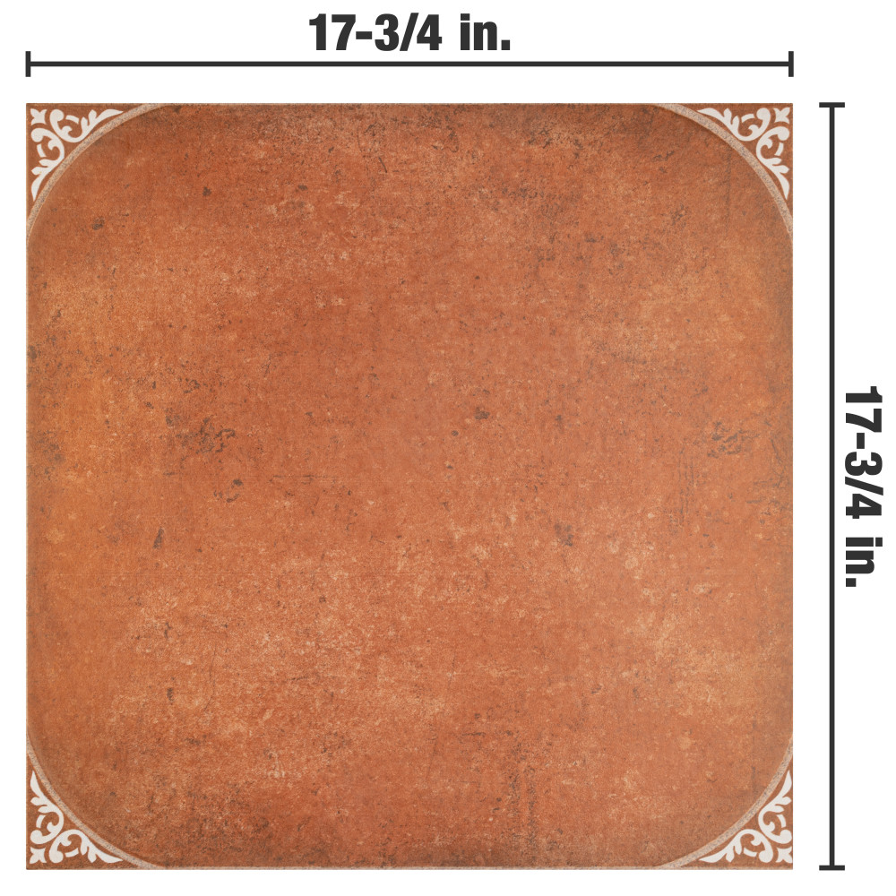 Aranjuez 17-3/4 in. x 17-3/4 in. Ceramic Floor and Wall Tile