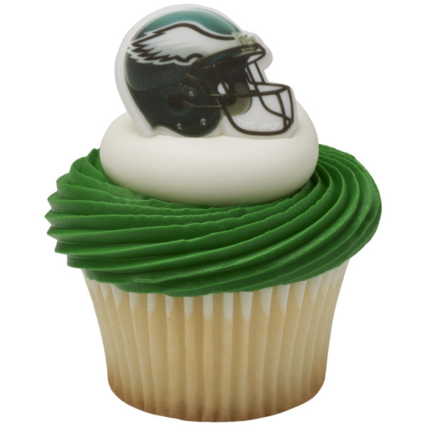 NFL Team Helmet Cupcake Rings