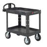Rubbermaid Commercial, BRUTE Heavy Duty, Utility Cart, Black