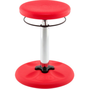 Kids Adjustable Tall Wobble Chair 16.5-24", Red