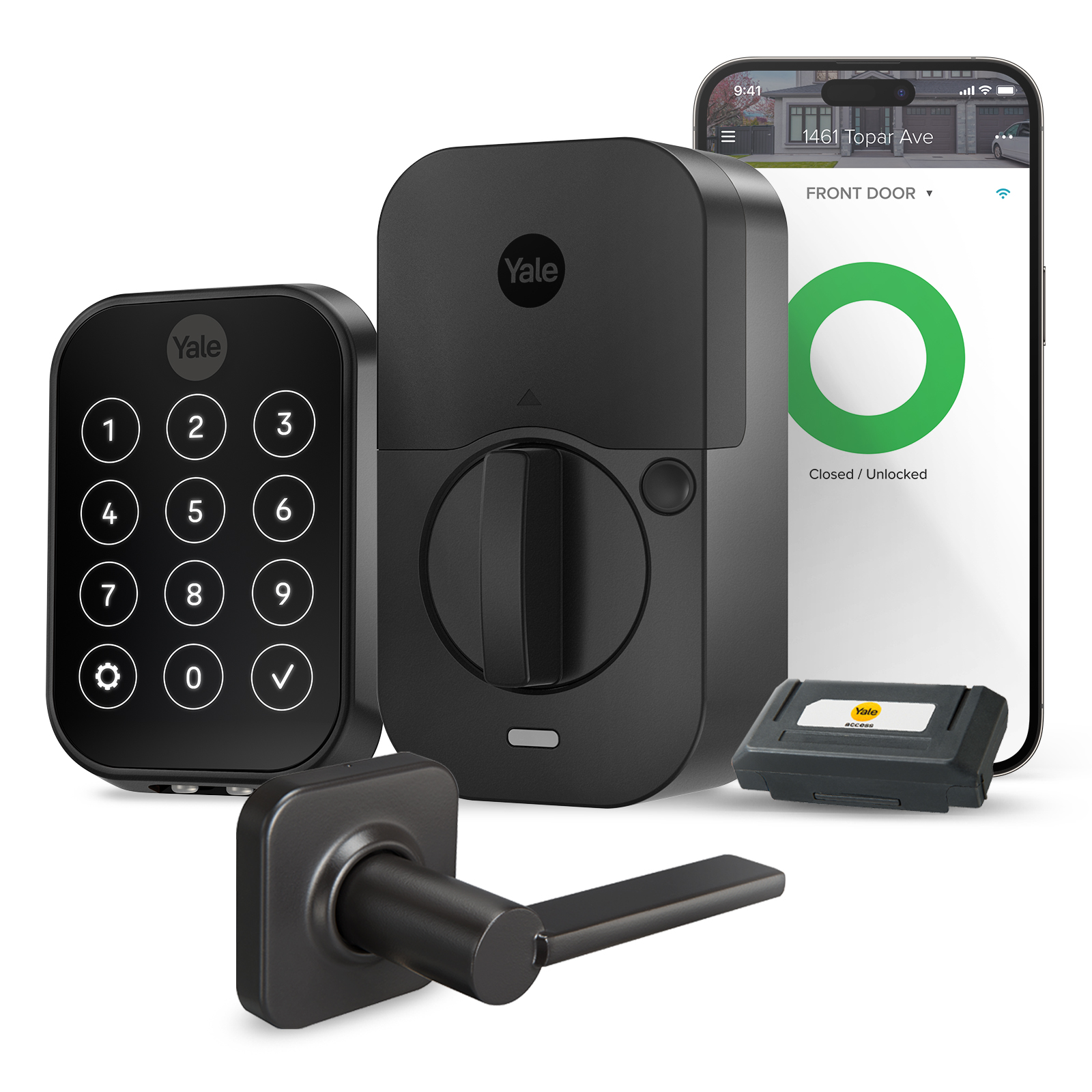 Yale Assure Lock 2 Plus with Wi-Fi and Valdosta Lever