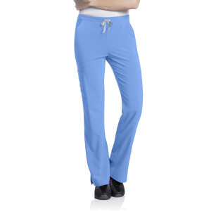 Urbane Performance Scrub Pants for Women: 6 Pocket, Modern Tailored Fit, Super Stretch, 50/50, Flare Leg, Medical Scrubs 9312-
